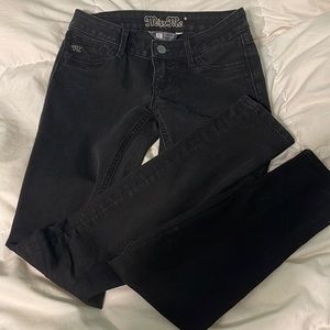 Miss Me black skinny jeans